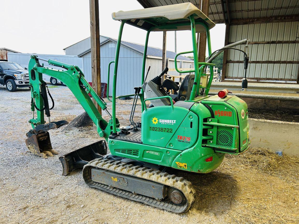 2019  Takeuchi  TB216 Hybrid  Mini Excavator
