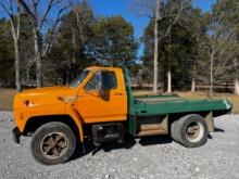 1990  FORD  TOPKICK F-600  S/A  Flatbed Truck