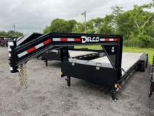 New  2024  DELCO 24’  C824  T/A  Gooseneck Trailer