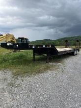 2008 Pitts LB35-38 Lowboy Trailer, New Deck, Ramps