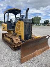 John Deere 450K , Open Rops, 6 Way Blade Dozer
