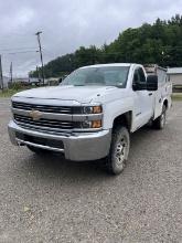 2015 Chevrolet 3500, 4x4 Duramax Tool Body