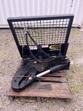 Quick Attach Skid Steer Mount Stump Shear 