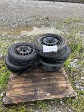 5 New Tires on 5bolt rims, 195/60/15