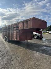 1987 Wilrow Livestock Trailer, 7.5'x16'