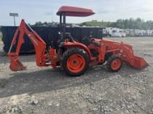 Kubota 4wd l2501 with LA525 loader & BH77 backhoe 