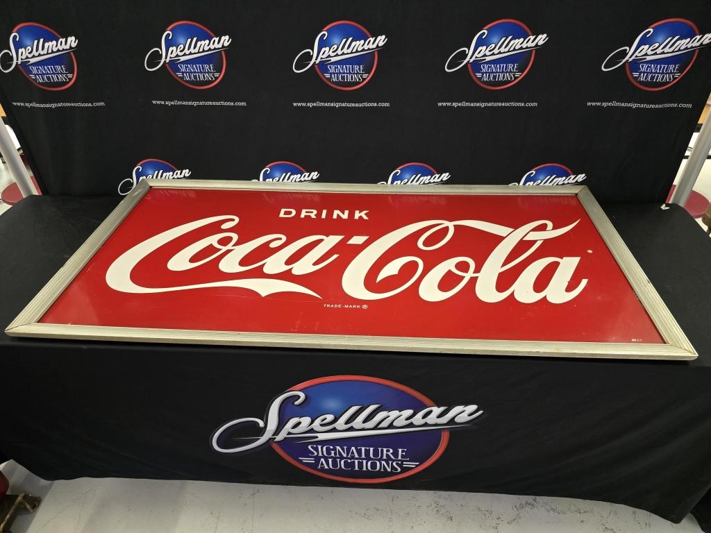 Vintage Coca-cola Porcelain Sign