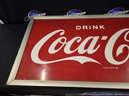 Vintage Coca-cola Porcelain Sign
