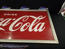 Vintage Coca-cola Porcelain Sign