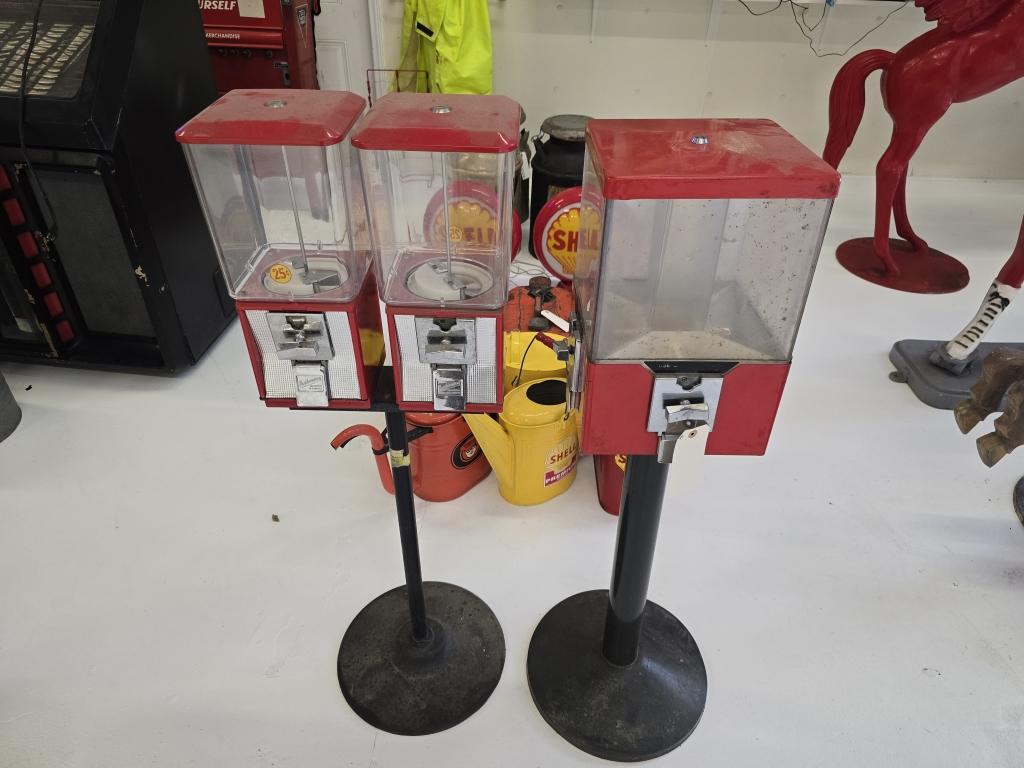 Lot Of 2 Gumball Machines
