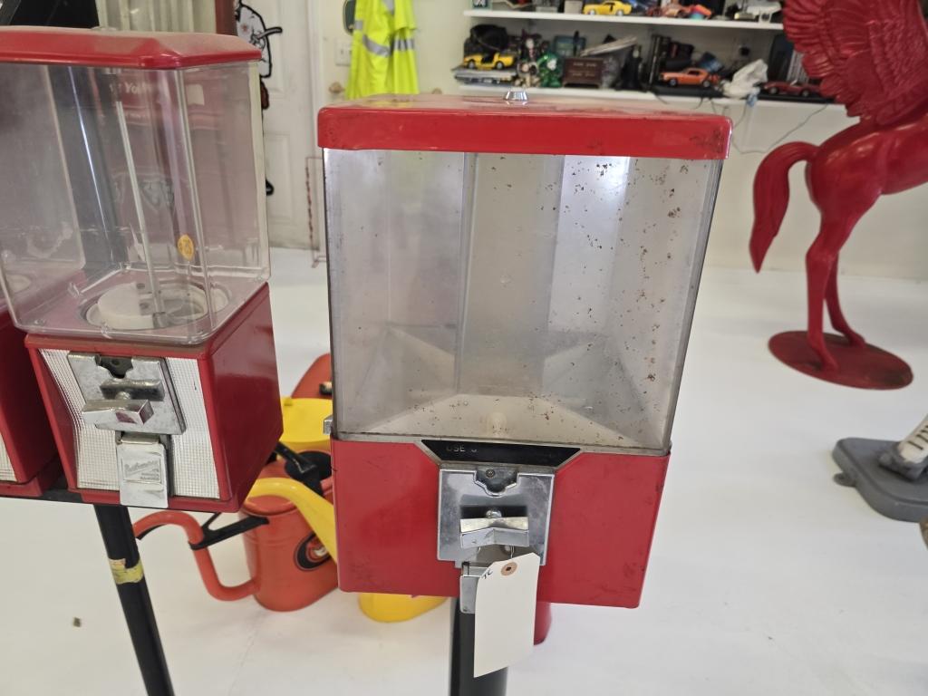 Lot Of 2 Gumball Machines