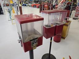Lot Of 2 Gumball Machines