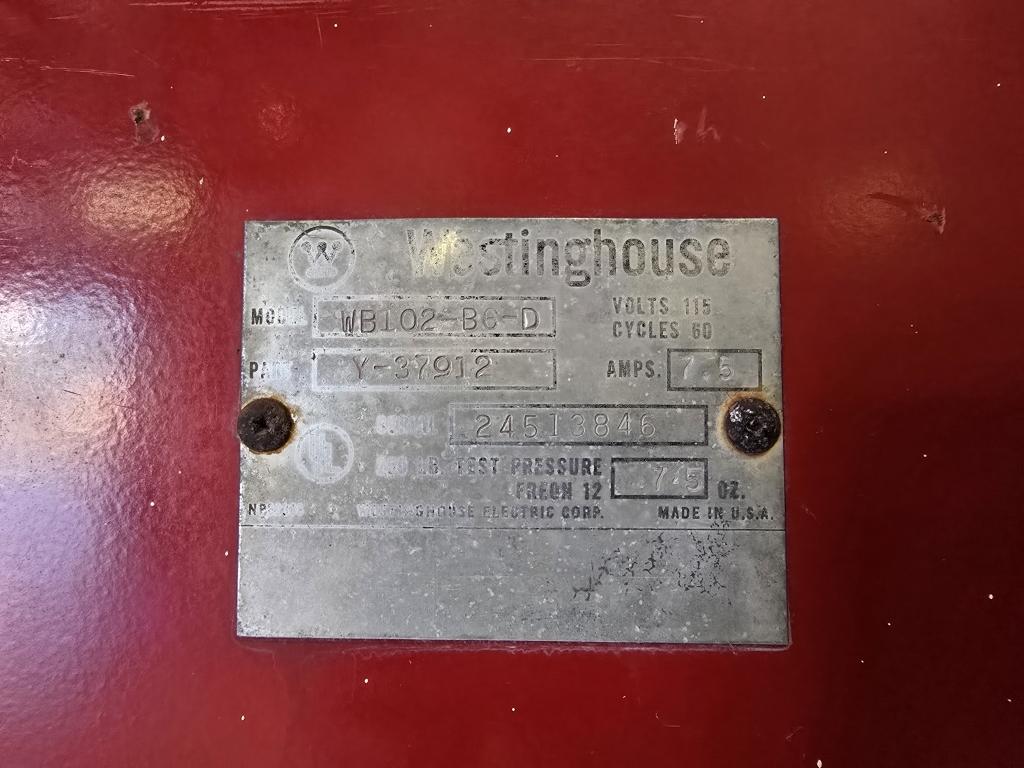 Westinghouse Wb102-b6-d Coke Machine