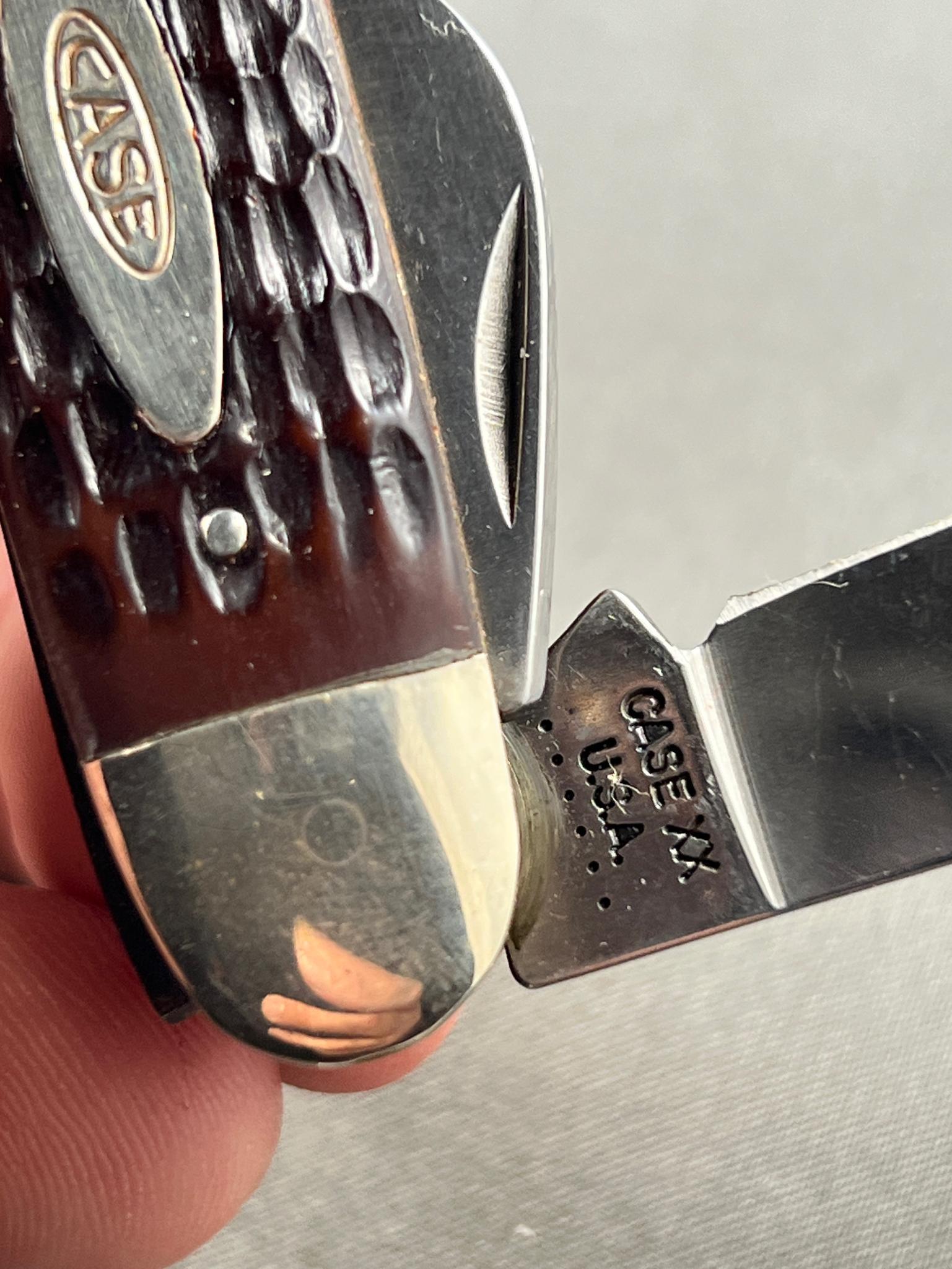 CASE XX 640045 R 4 BLADE CAMP KNIFE, APPEARS UNUSED, 6 DOT