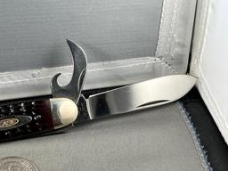 CASE XX 640045 R 4 BLADE CAMP KNIFE, APPEARS UNUSED, 6 DOT