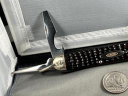 CASE XX 640045 R 4 BLADE CAMP KNIFE, APPEARS UNUSED, 6 DOT