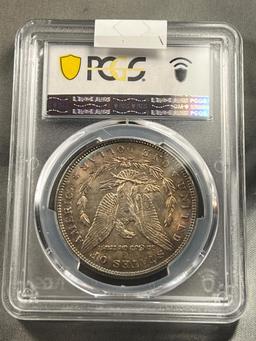 1887 Morgan Dollar in PCGS MS63 Holder