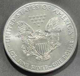 2012 US Silver Eagle Dollar Coin, .999 Fine Silver