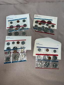 1978, 1979, 1980, and 1981 US UNC mint sets, SELLS TIMES THE MONEY