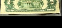 1953 Red Seal $2.00 Banknote