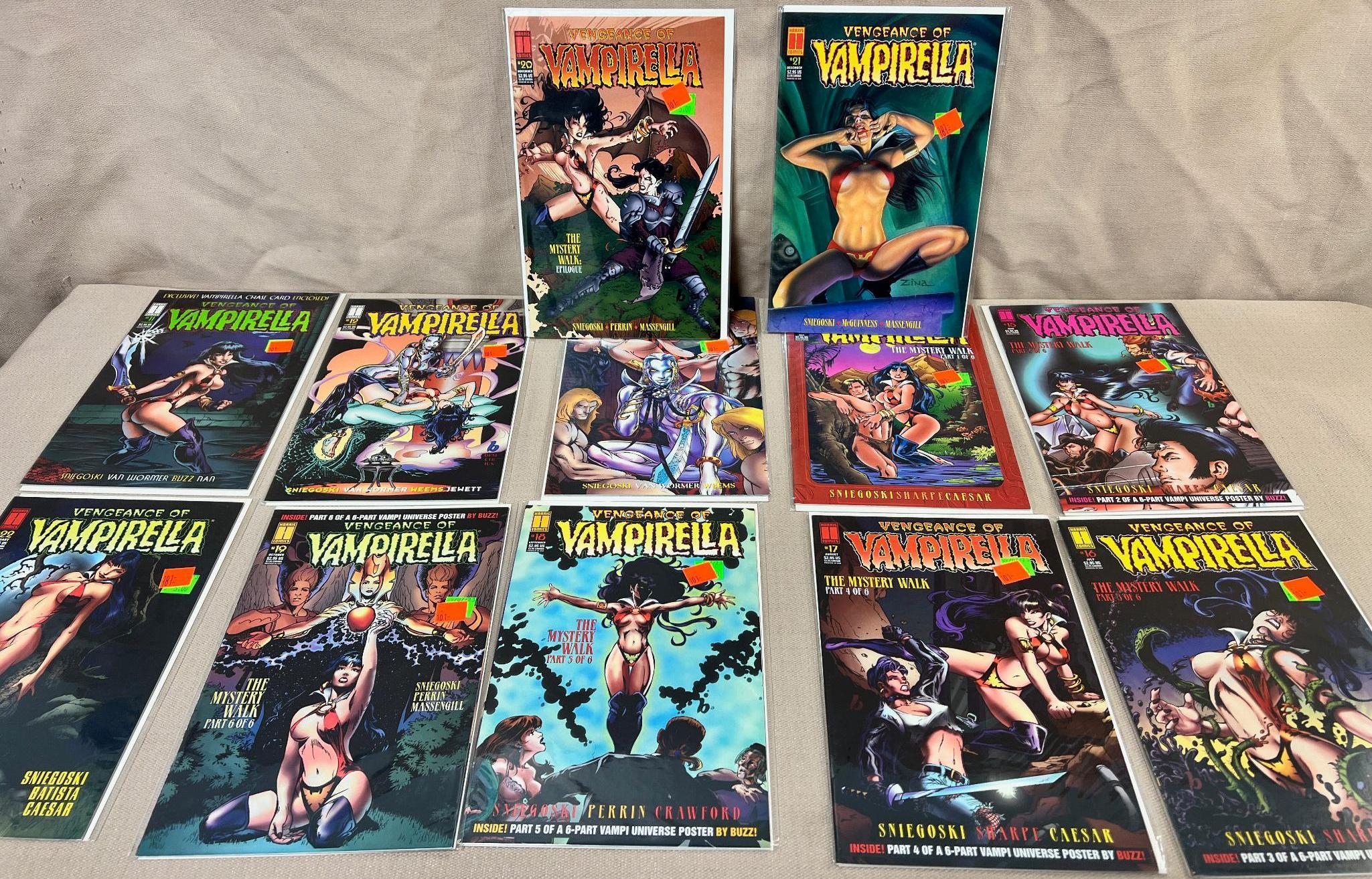 11- Asst. Vampirella Comic Books