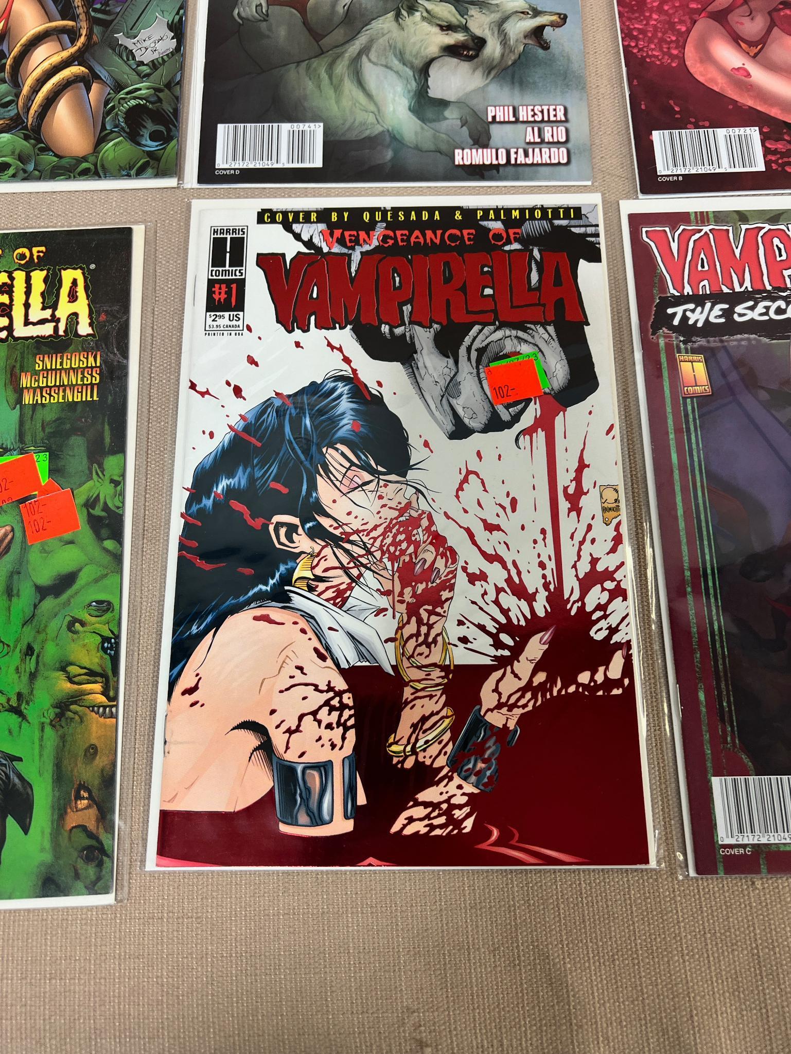 10- Asst. Vampirella Comic Books including second coming issues