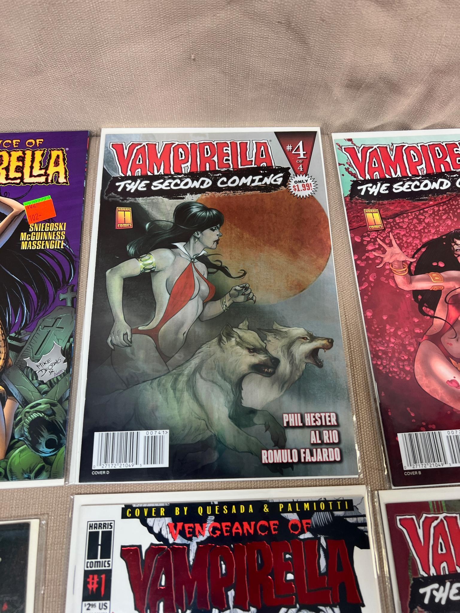 10- Asst. Vampirella Comic Books including second coming issues