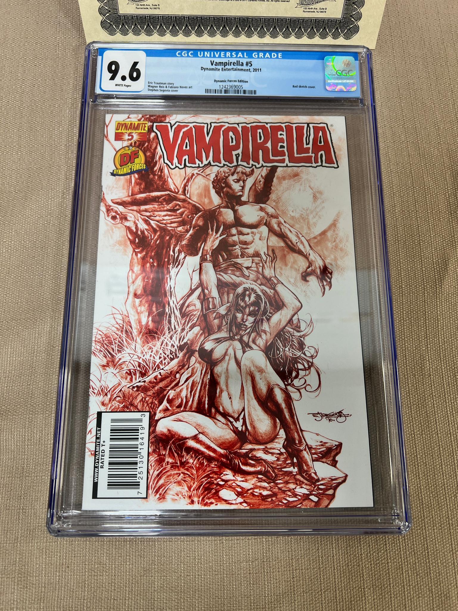 Vampirella No. 5 Comic Book in 9.6 CGC Holder