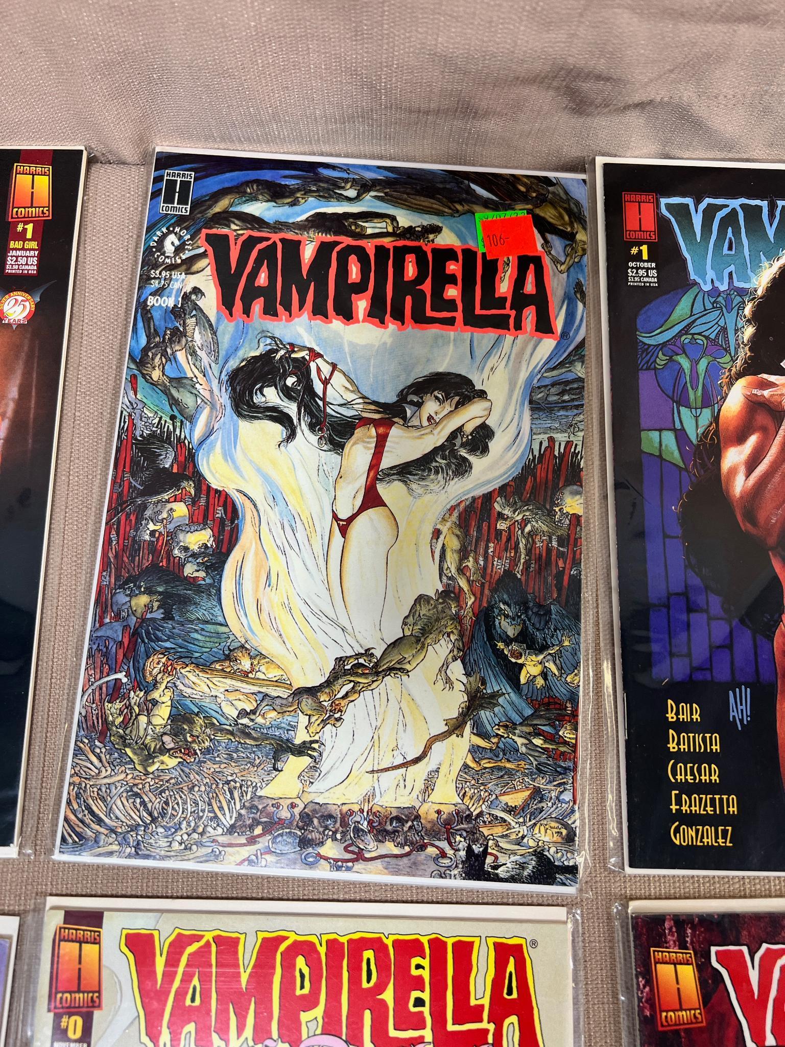 10- Asst. Vampirella Comic Books
