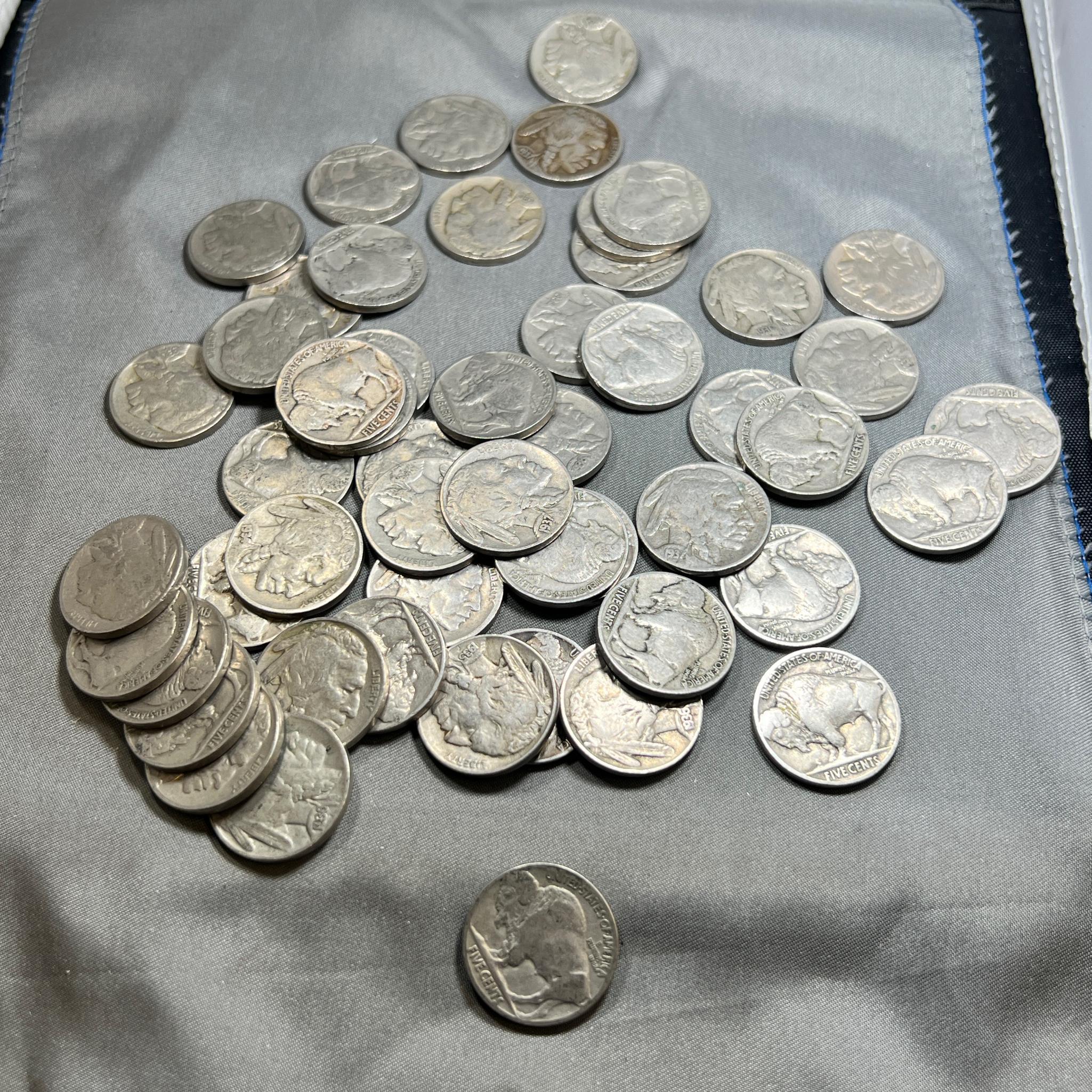 Lot of Asst. Buffalo Nickels, ALL have readable dates