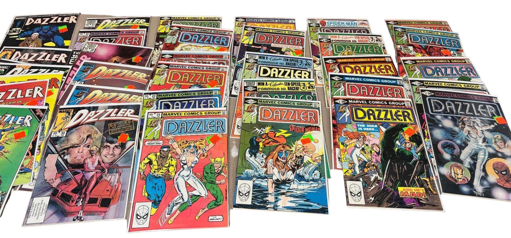 35- Dazzler Comic Books incl. 1-19 and others