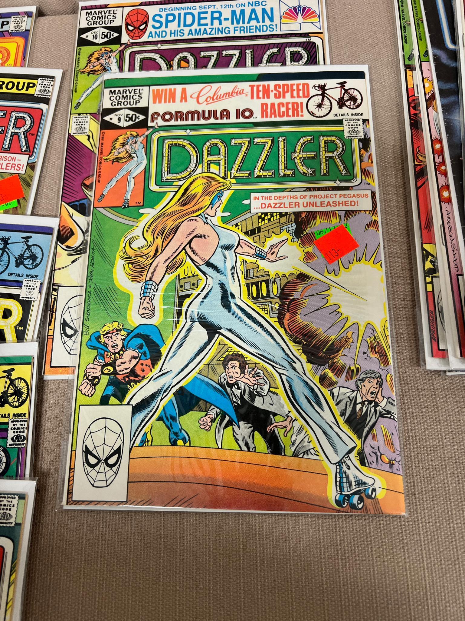 35- Dazzler Comic Books incl. 1-19 and others