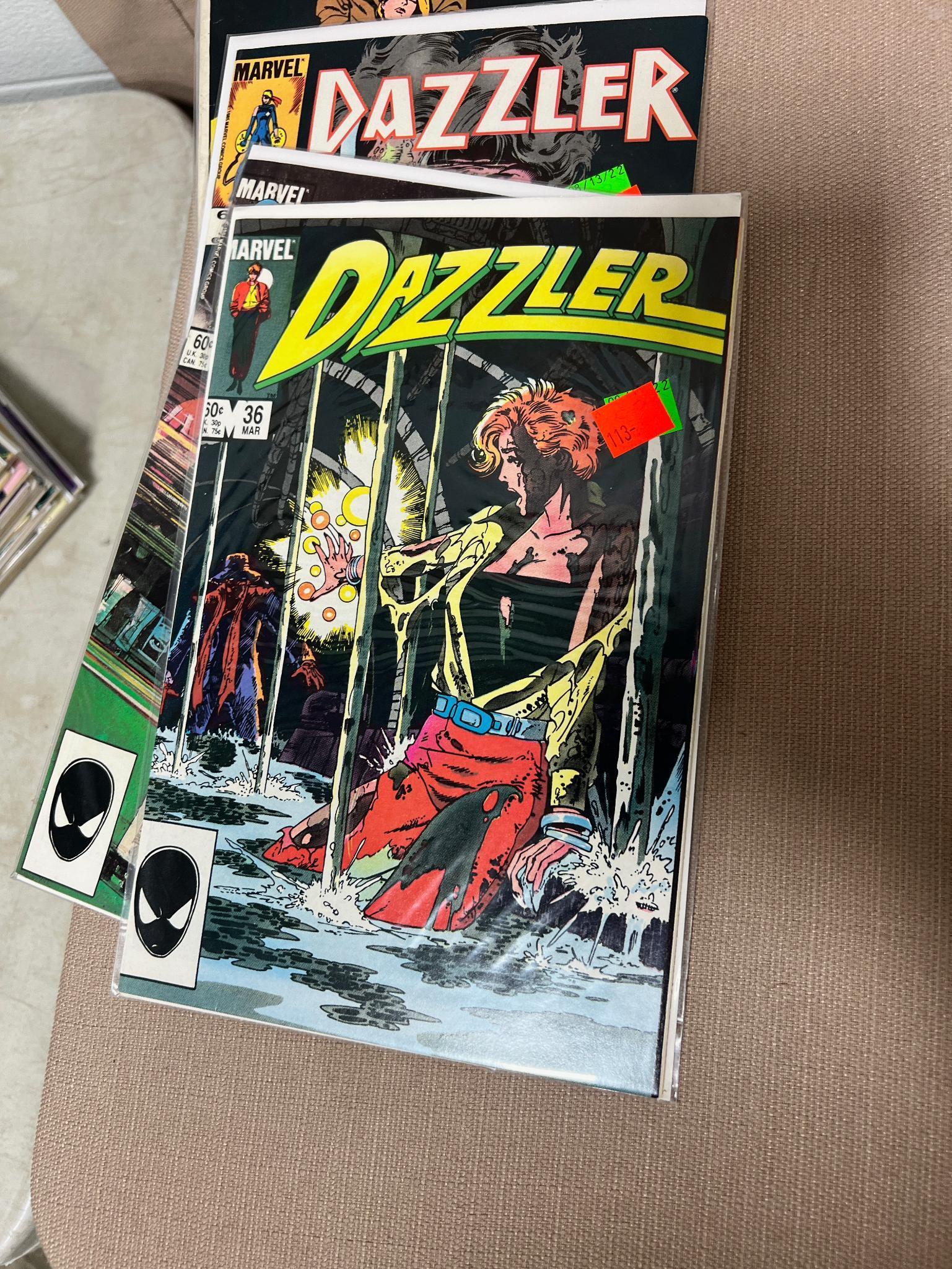 35- Dazzler Comic Books incl. 1-19 and others