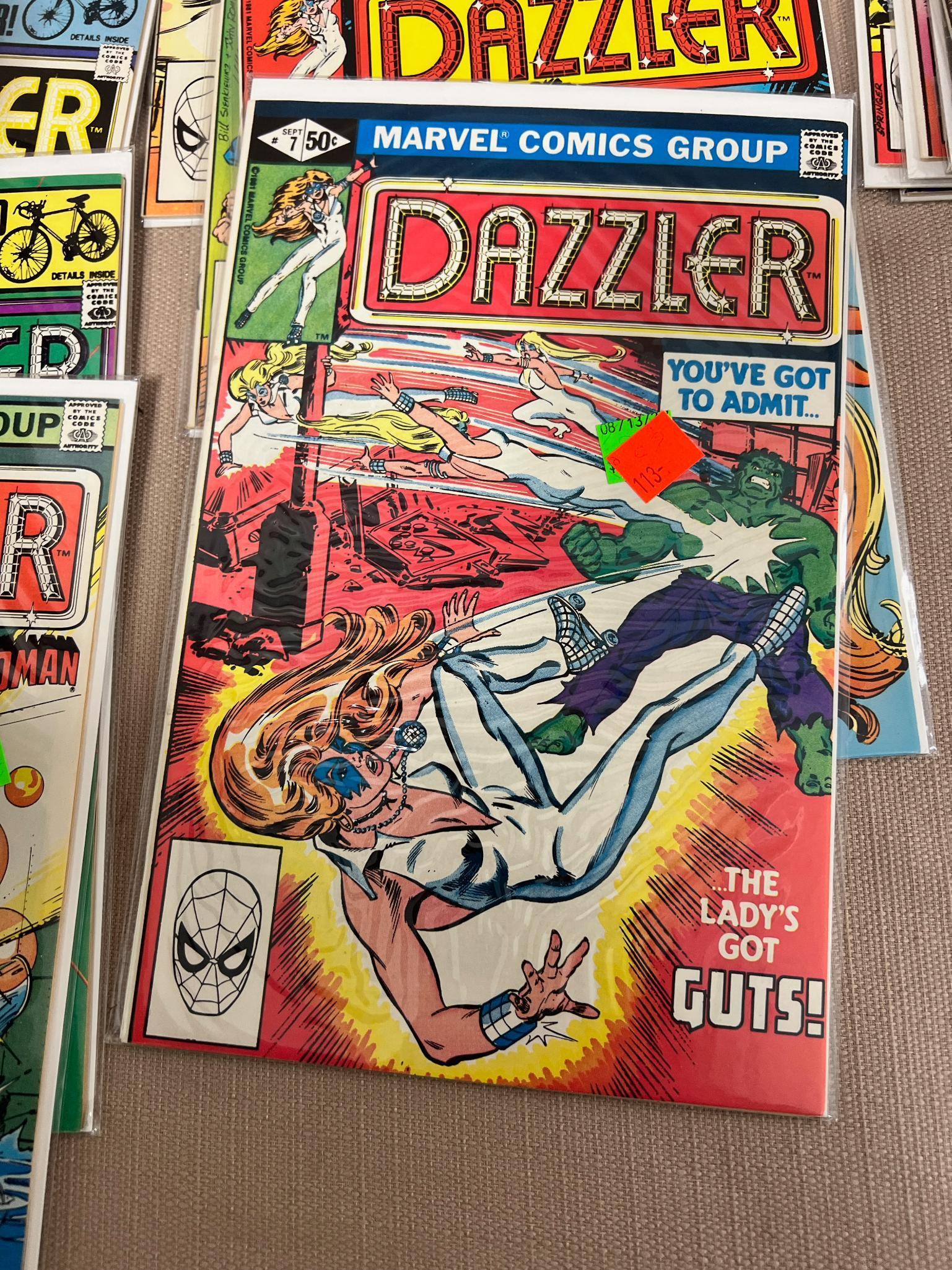 35- Dazzler Comic Books incl. 1-19 and others