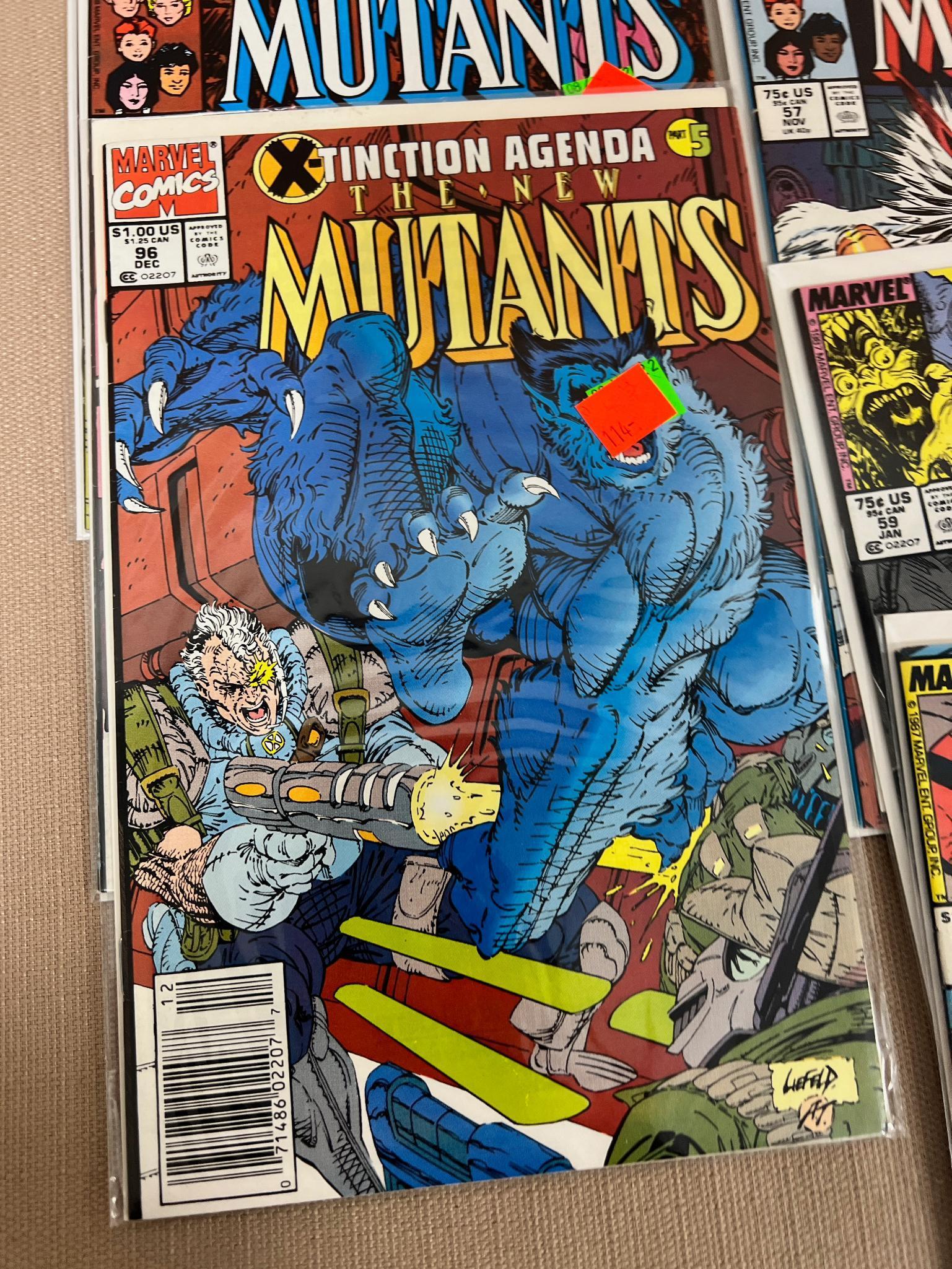 24- The New Mutants including no. 2 & 100 and other early Issues, 1st Cable, and Shatterstar