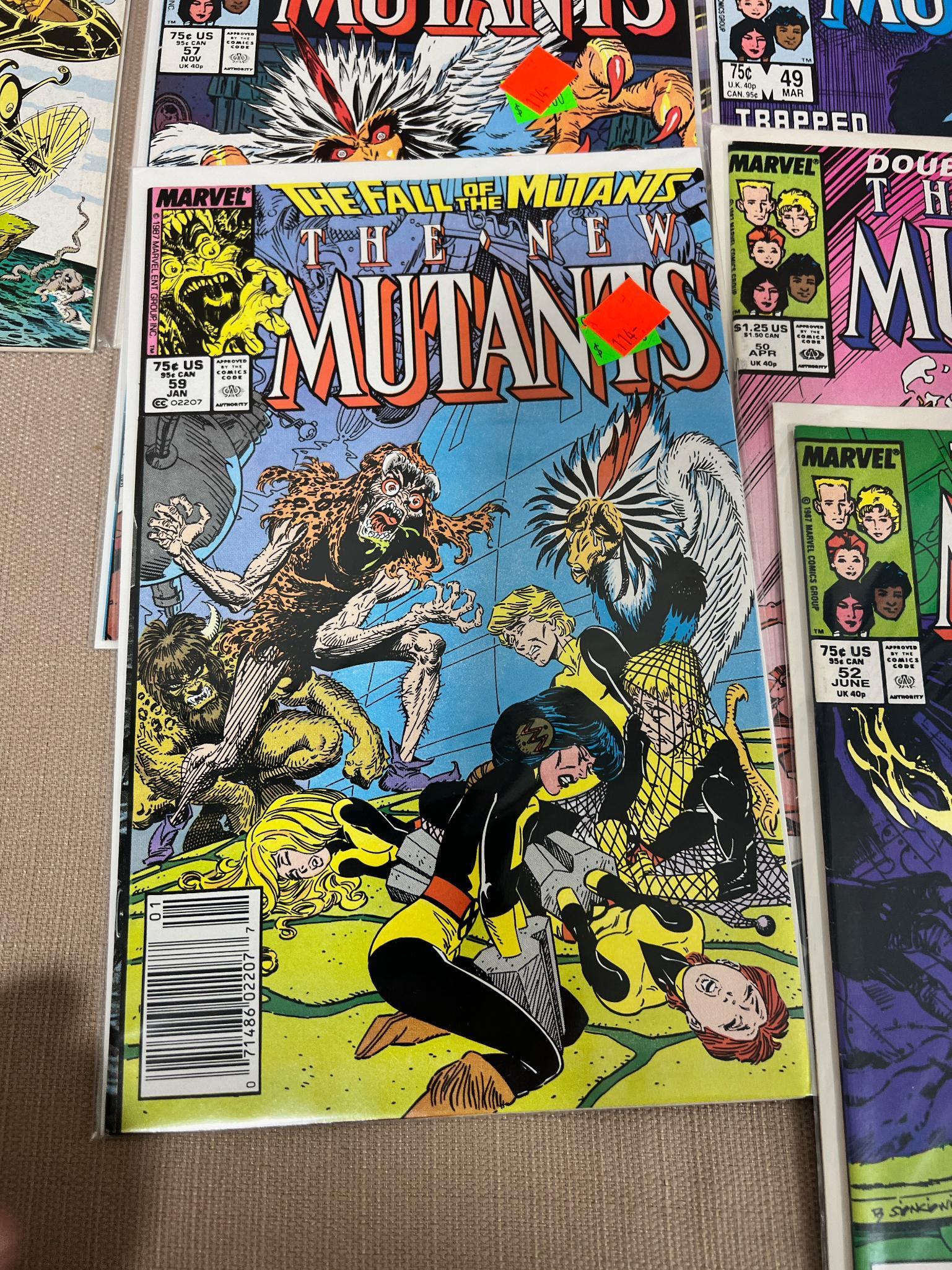 24- The New Mutants including no. 2 & 100 and other early Issues, 1st Cable, and Shatterstar