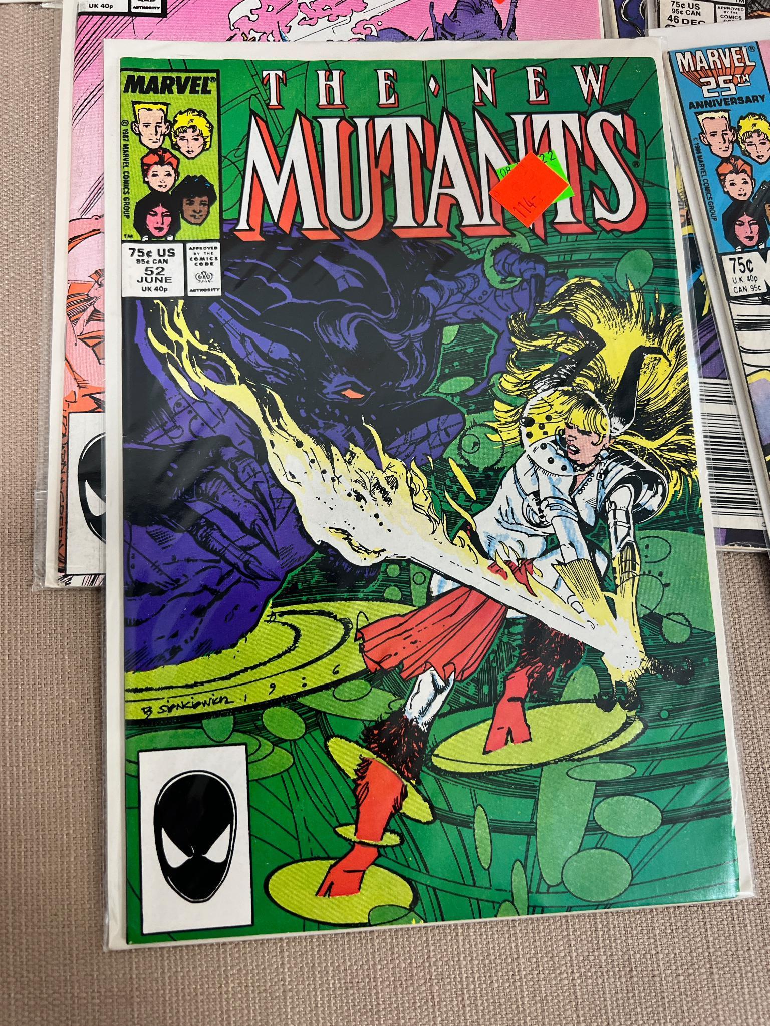 24- The New Mutants including no. 2 & 100 and other early Issues, 1st Cable, and Shatterstar