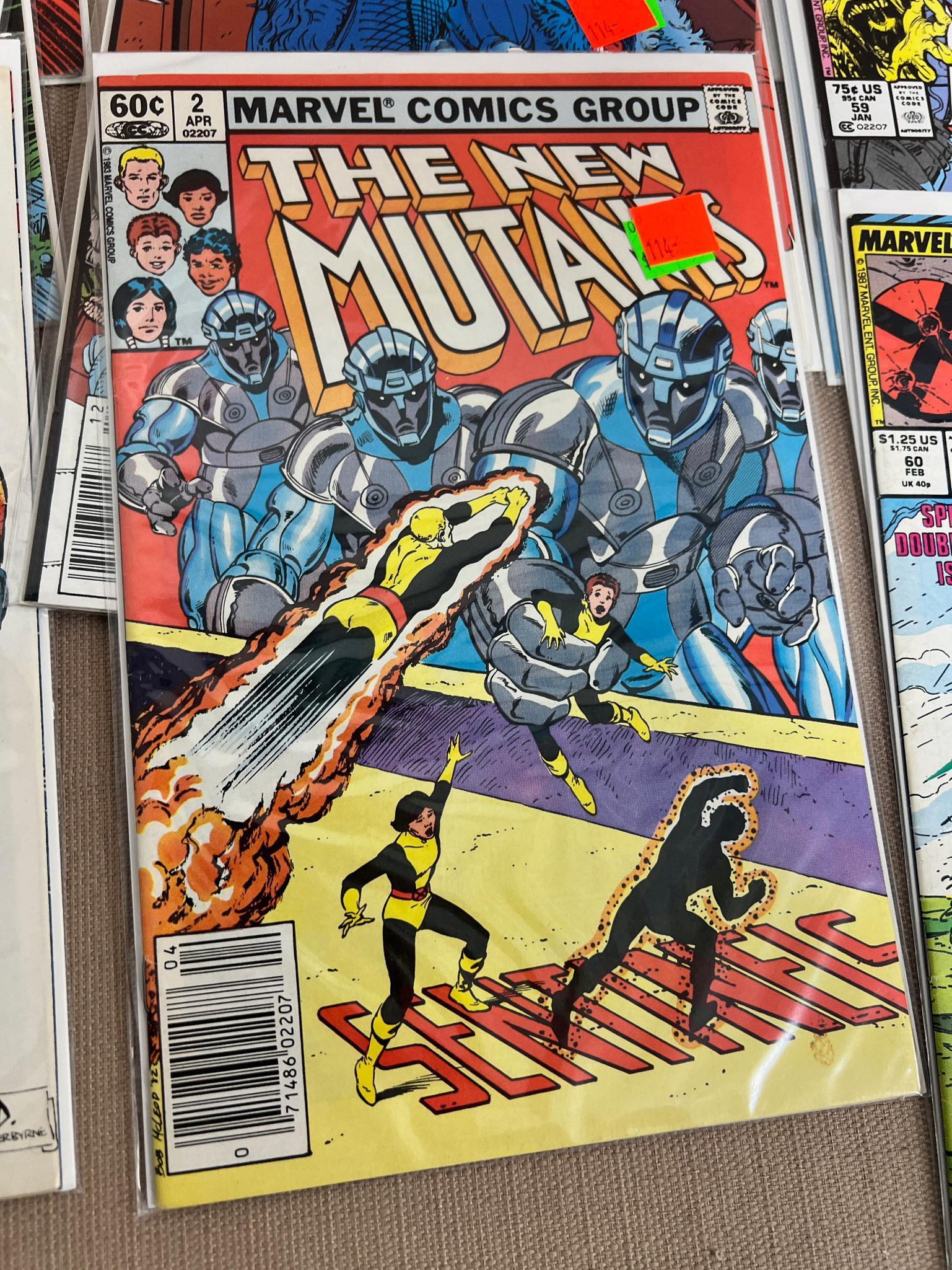 24- The New Mutants including no. 2 & 100 and other early Issues, 1st Cable, and Shatterstar