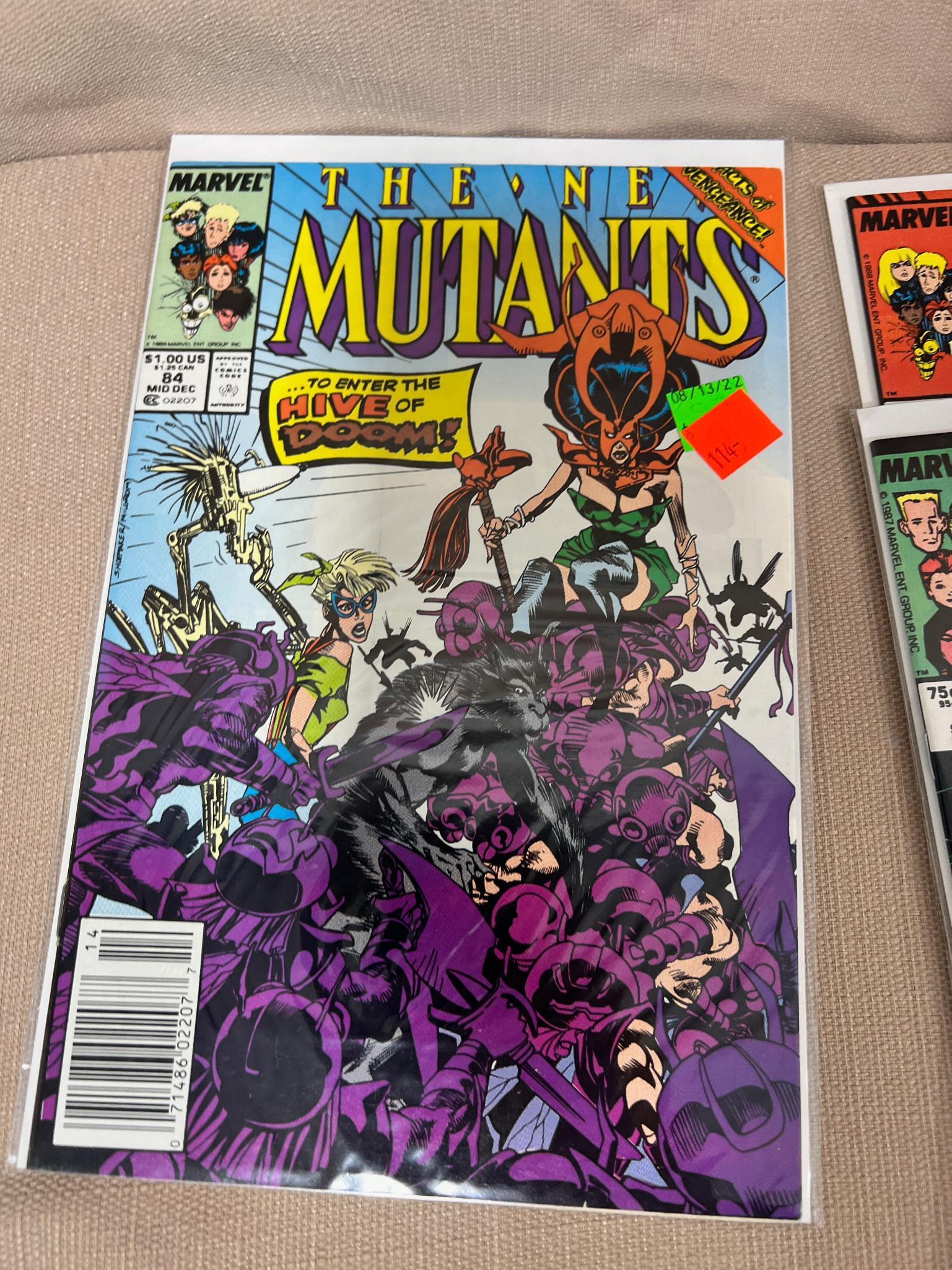 24- The New Mutants including no. 2 & 100 and other early Issues, 1st Cable, and Shatterstar