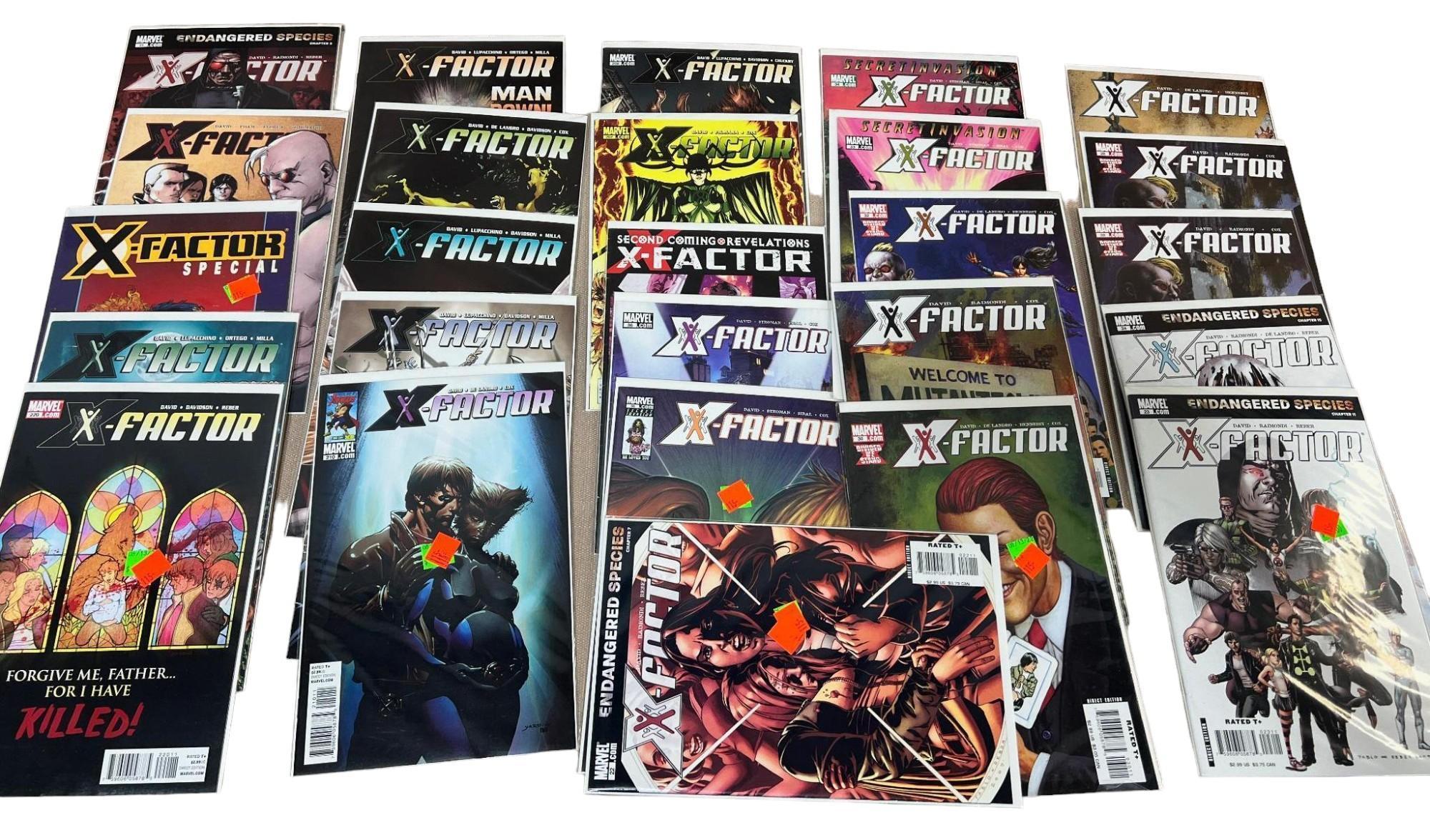 26- Asst X Factor Comic Books