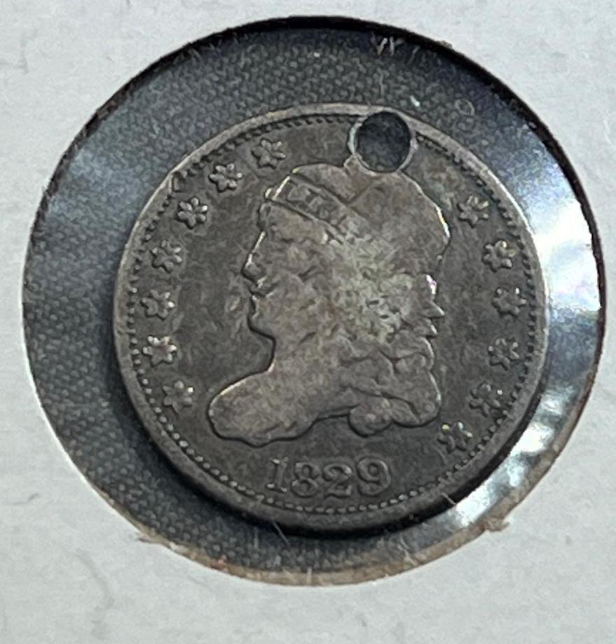 1829 Bust Half Dime