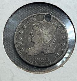 1829 Bust Half Dime