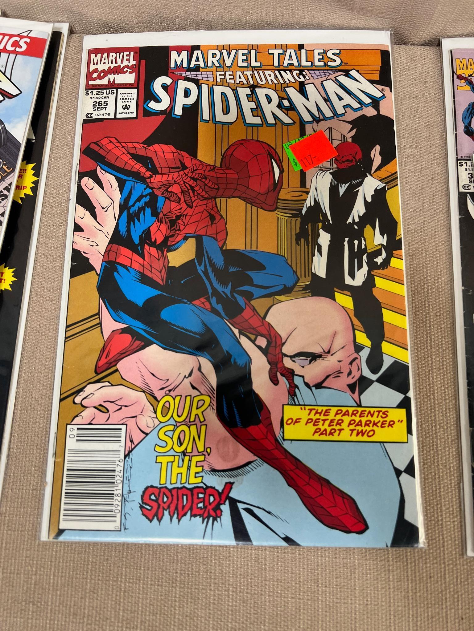 25- Spiderman and Spiderman Related Comic Books, nice mix, see pics