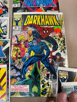 15- Darkhawk Comic Books including various early issues, see pics