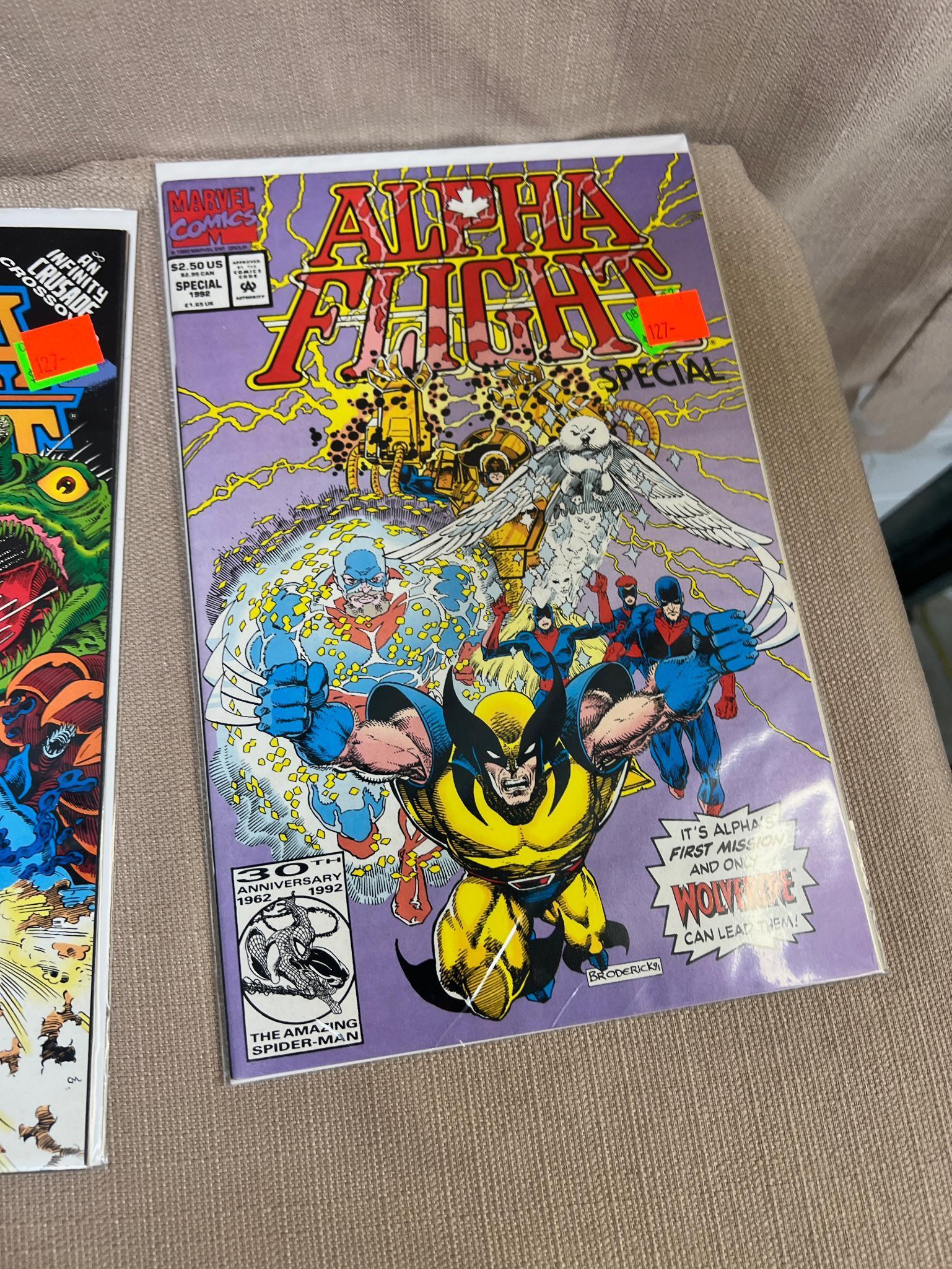 23- Asst. Alpha Flight Comics, various generations, see pics