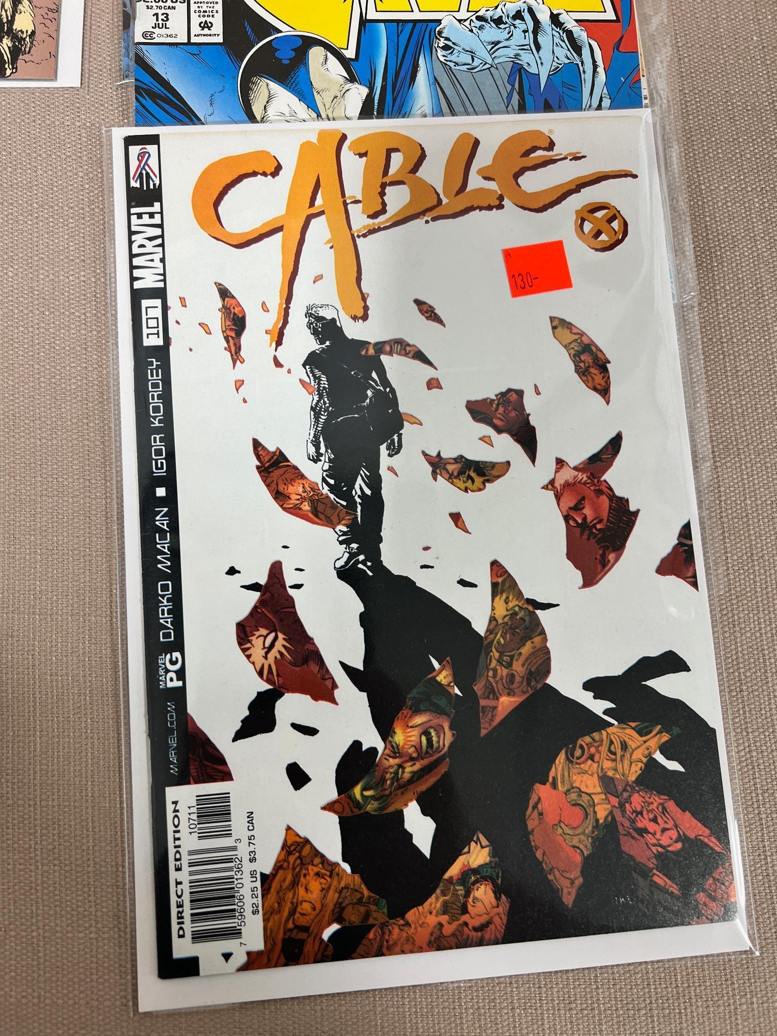 17- Cable Comic Books including some early issues