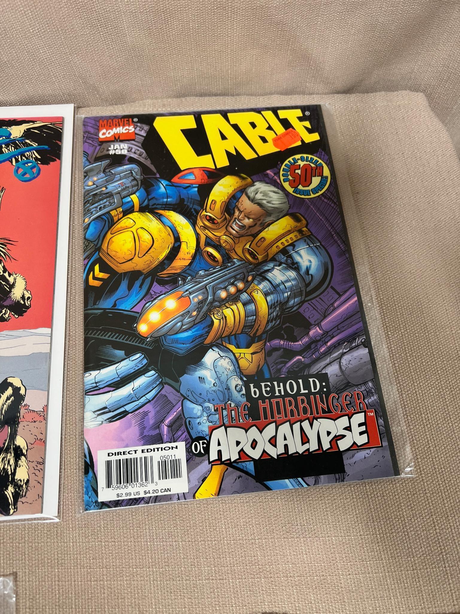 17- Cable Comic Books including some early issues