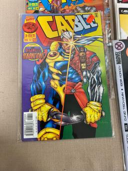 17- Cable Comic Books including some early issues