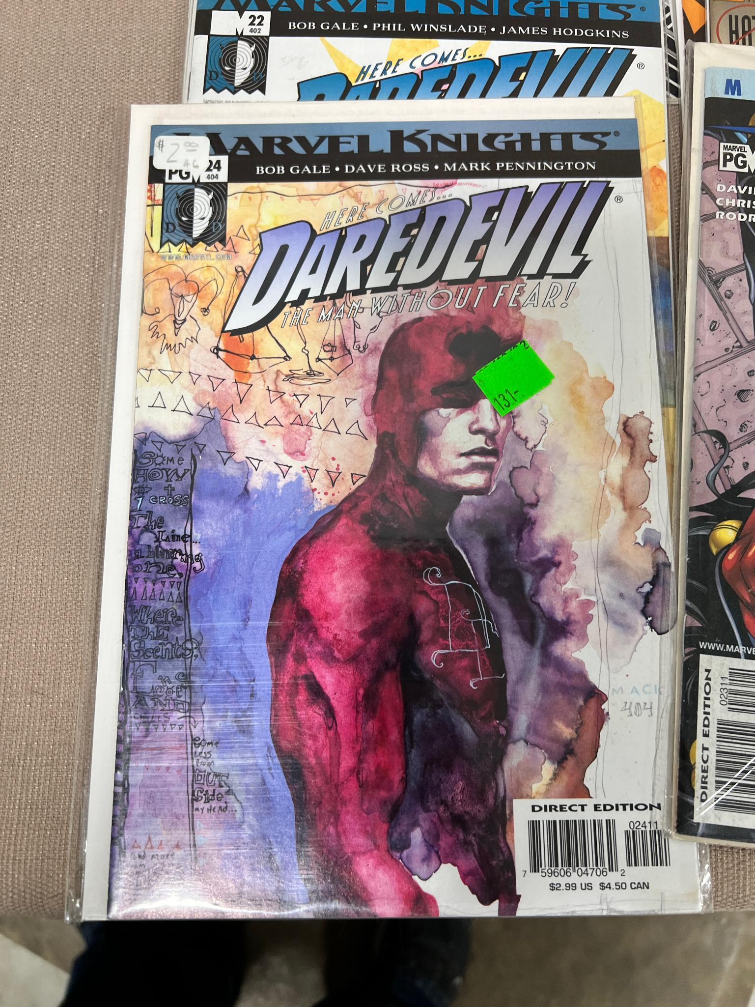21- Asst. Marvel Comic Books, Daredevil, Captain Britain and more
