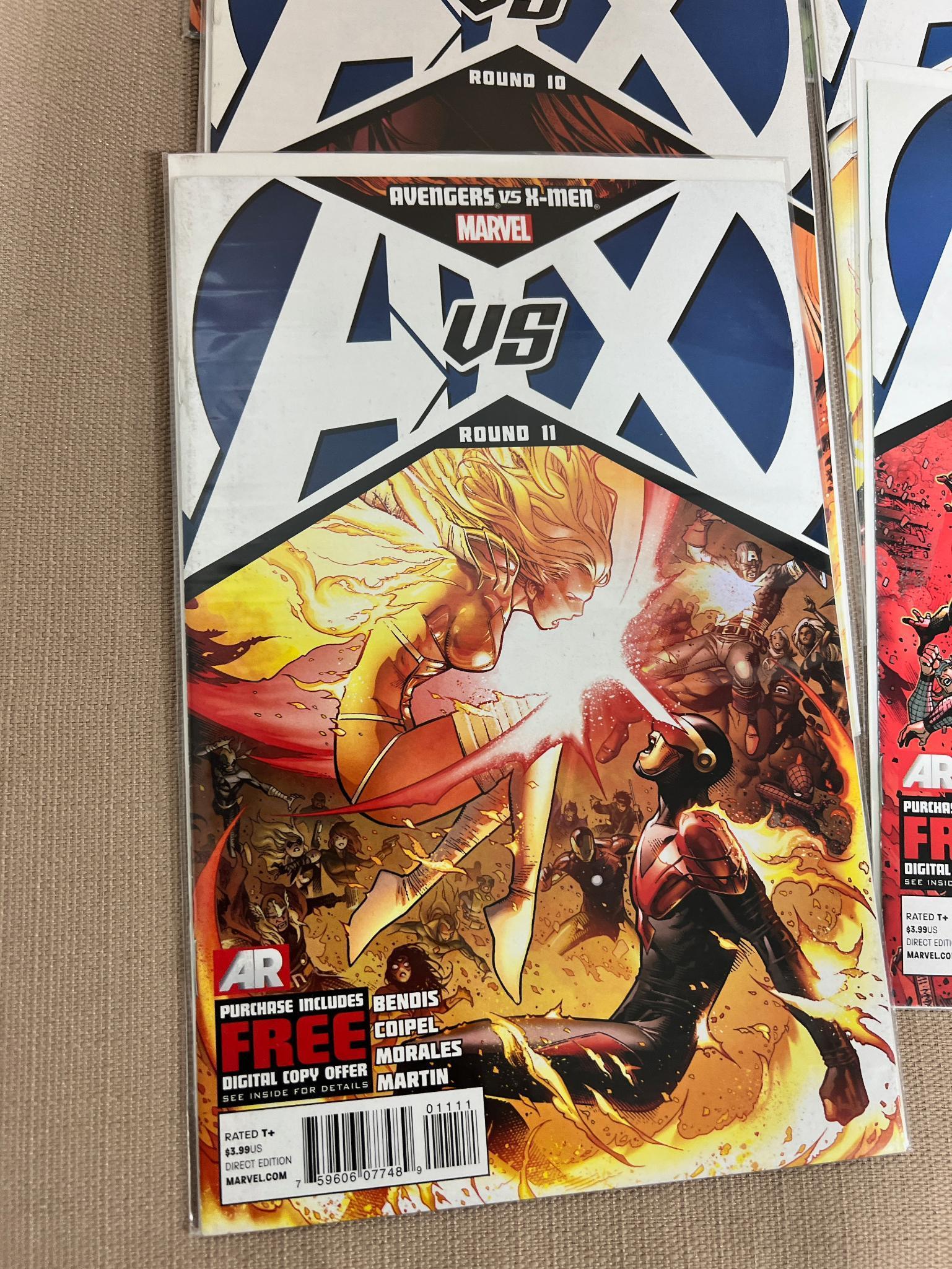 15- X-Men vs Avengers Comic books, 0-12 plus alternates